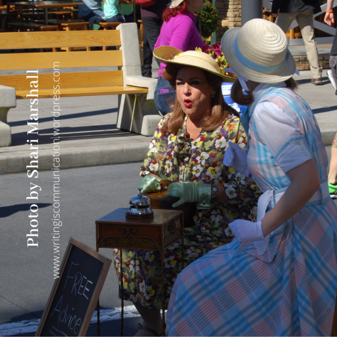 ladies on a street prompt